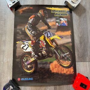 Mickael Pichon #27 Suzuki Poster - 1998 SX/MX
